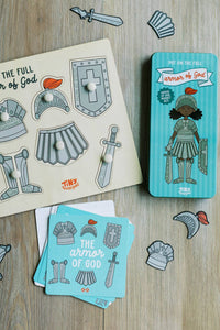Armor of God Wood Puzzle with Scripture - littlelightcollective