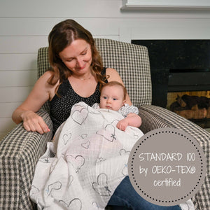 The Love of Christ Baby Swaddle Blanket - littlelightcollective