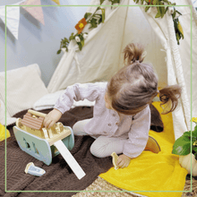 Load image into Gallery viewer, Noah&#39;s Ark Shape Sorter - Wooden Animal Toy Ages 2+