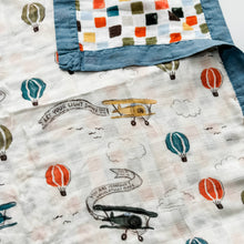 Load image into Gallery viewer, Scripture Planes Luxury Double Sided Muslin Catholic Blanket