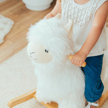 Load image into Gallery viewer, Alpaca Rocker with Saddle - littlelightcollective