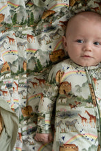 Load image into Gallery viewer, Noah's Ark Convertible Romper: NB - littlelightcollective