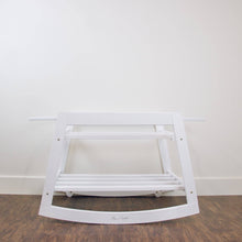 Load image into Gallery viewer, Classic Rocking Moses Bassinet Stand With Brake - White
