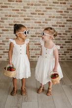 Load image into Gallery viewer, White Eyelet Dress