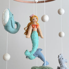 Load image into Gallery viewer, Baby Mobile - Mermaid - littlelightcollective
