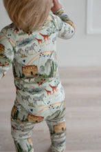Load image into Gallery viewer, Noah's Ark Convertible Romper: NB - littlelightcollective