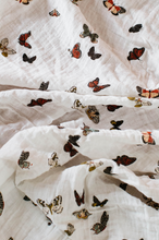 Load image into Gallery viewer, Butterfly Migration Swaddle - littlelightcollective