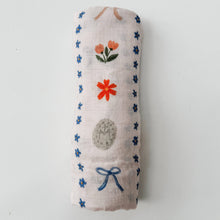 Load image into Gallery viewer, Girly Bows Baby Muslin Christian Swaddle Blanket