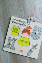 Load image into Gallery viewer, Armor of God Wood Puzzle with Scripture - littlelightcollective