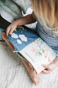 In His Image Fabric Baby Book - littlelightcollective