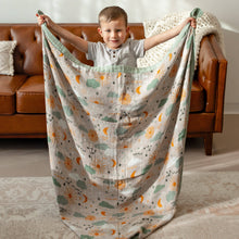 Load image into Gallery viewer, Guardian Angel Luxury Double Sided Muslin Catholic Blanket