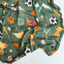 Load image into Gallery viewer, Team Jesus Sports Baby Muslin Blanket Swaddle