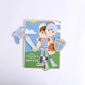 Armor Of God Build-A-Kid Boy Puzzle - littlelightcollective