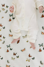 Load image into Gallery viewer, Butterfly Migration Crib Sheet - littlelightcollective