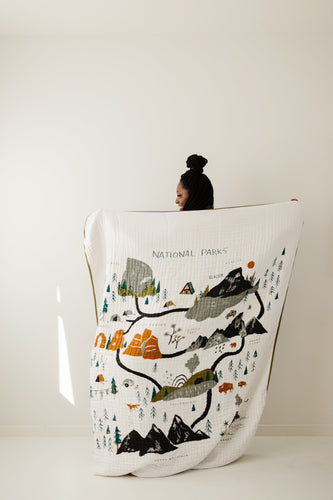 National Parks Throw Blanket - littlelightcollective