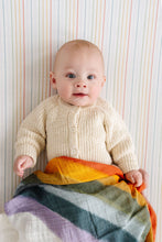 Load image into Gallery viewer, Rainbow Stripe Crib Sheet - littlelightcollective