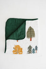 Load image into Gallery viewer, Forest Trees Quilt - littlelightcollective