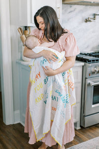 Psalm 139 Muslin Baby Blanket - littlelightcollective
