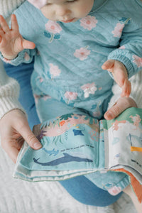 In His Image Fabric Baby Book - littlelightcollective