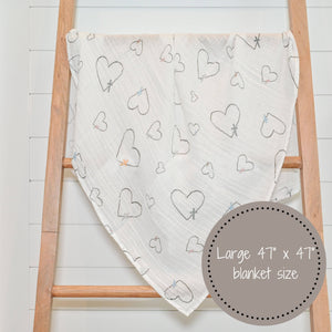 The Love of Christ Baby Swaddle Blanket - littlelightcollective