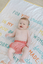 Load image into Gallery viewer, Psalm 139 Muslin Baby Blanket - littlelightcollective