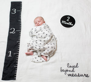 Baby's 1st Year Swaddle & Milestone Cards - Love Beyond - littlelightcollective
