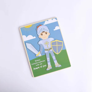 Armor Of God Build-A-Kid Boy Puzzle - littlelightcollective