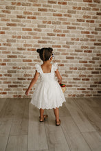 Load image into Gallery viewer, White Eyelet Dress