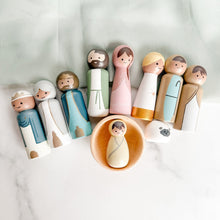 Load image into Gallery viewer, Christmas Wooden Nativity &amp; Christian Baby Jesus Book Set