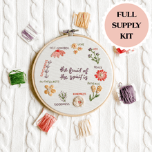 Load image into Gallery viewer, Fruit Of The Spirit Embroidery Kit - littlelightcollective