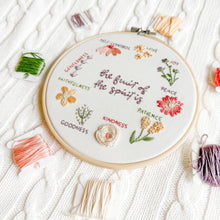 Load image into Gallery viewer, Fruit Of The Spirit Embroidery Kit - littlelightcollective