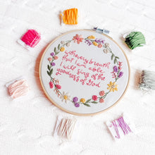 Load image into Gallery viewer, Goodness of God Embroidery Kit - littlelightcollective