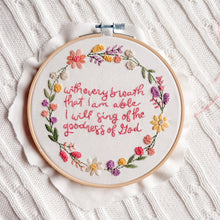Load image into Gallery viewer, Goodness of God Embroidery Kit - littlelightcollective