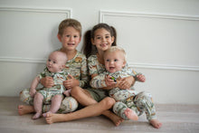 Load image into Gallery viewer, Noah's Ark Shortie Romper: 0-3m - littlelightcollective