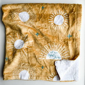 Let Your Light Shine Minky Baby Blanket