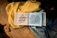 Load image into Gallery viewer, I am Baptized into Christ cloth baby book - littlelightcollective