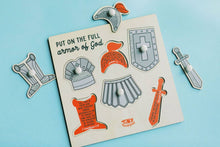 Load image into Gallery viewer, Armor of God Wood Puzzle with Scripture - littlelightcollective