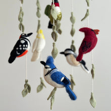 Load image into Gallery viewer, Felt Bird Baby Mobile - Wings of America