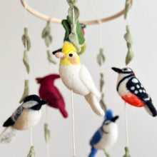 Load image into Gallery viewer, Felt Bird Baby Mobile - Wings of America