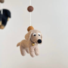 Load image into Gallery viewer, Felt Dachshund Dog Baby Mobile - littlelightcollective
