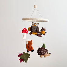 Load image into Gallery viewer, Forest Friends Felt Baby Mobile