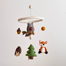 Load image into Gallery viewer, Forest Friends Felt Baby Mobile