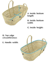 Load image into Gallery viewer, Modern Style Liner Cover ONLY for Palm Moses Basket - Custom Made