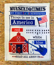 Load image into Gallery viewer, Nursery Times Crinkly Newspaper - USA - littlelightcollective