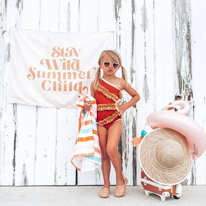 Stay Wild Summer Child Banner - littlelightcollective