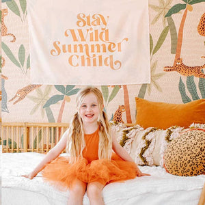 Stay Wild Summer Child Banner - littlelightcollective