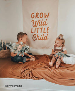 Grow Wild Little Child Banner - littlelightcollective