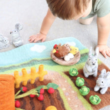 Load image into Gallery viewer, Felt Rustic Farm Play Mat Playscape - littlelightcollective