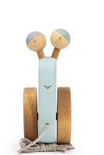 Load image into Gallery viewer, Pre-Order Pull Toy Blue Snail - littlelightcollective