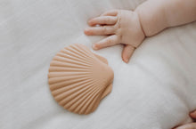 Load image into Gallery viewer, Silicone Teether - Clay Seashell - littlelightcollective